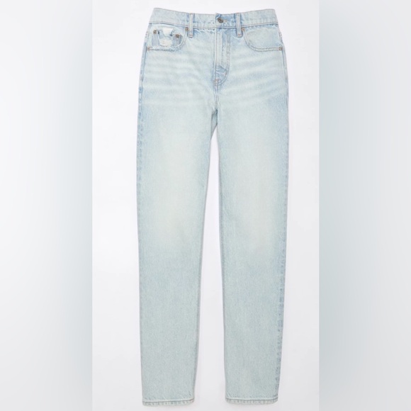 NWT AE Stretch Super High-Waisted Straight Jean - Picture 5 of 7